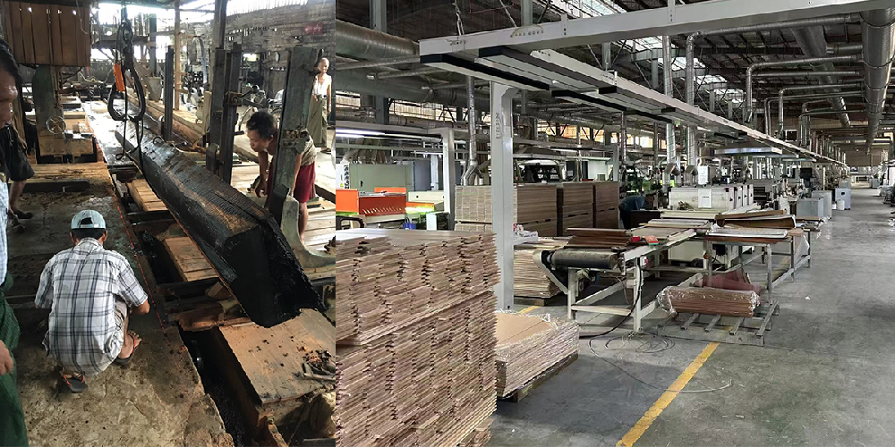 Processing of Teak Wood